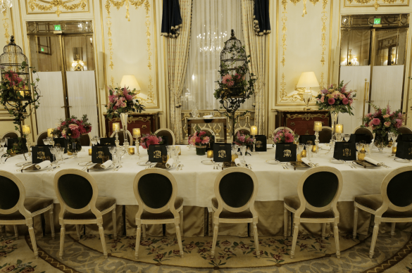 Guests went back in time for an exquisite 18th century themed party at the Le Meurice in France!